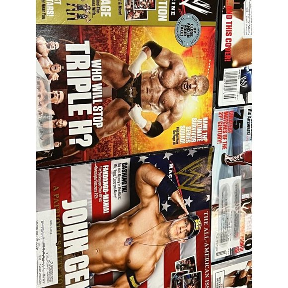 8 pc WWE Magazine Lot‎ 2013 2014 Daniel Bryan WWF Retro AEW John Cena Wrestling - Picture 8 of 12